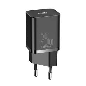 Baseus Super Si Quick Charger 1C 25W, Fekete