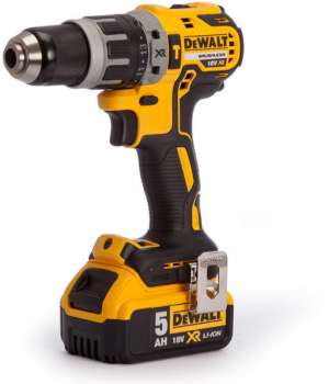 Dewalt ütvefúró-csavarozó, 18V, XR, kefe nélküli, 5Ah