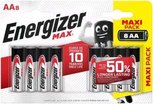 Energizer MAX AA Ceruza Elem LR6, 8db