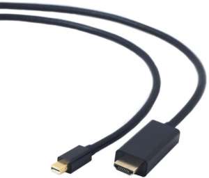 Gembird Mini DisplayPort - HDMI (apa - apa) kábel 1.8m - Fekete