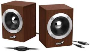 Genius SP-HF280 hangfal, 6W RMS, Barna