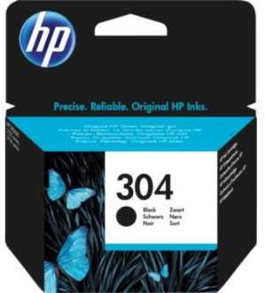 HP 304 fekete eredeti patron N9K06AE