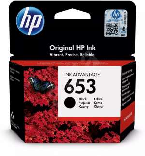 HP 653 eredeti fekete tintapatron