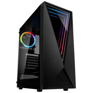 Kolink VOID RGB ATX Edzett Üveg Számítógép Ház, Fekete