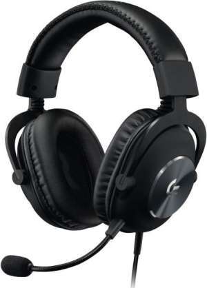 Logitech G PRO X vezetékes, Gamer Mikrofonos fejhallgató, fekete