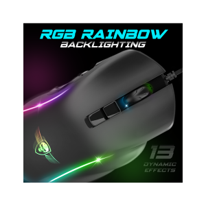 Spirit of Gamer ELITE-M30 Gaming Egér, Fekete