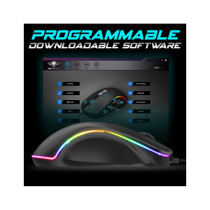 Spirit of Gamer ELITE-M30 Gaming Egér, Fekete