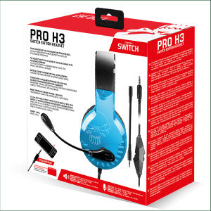 Spirit of Gamer Fejhallgató PRO-SH3 (Nintendo Switch, piros/kék)
