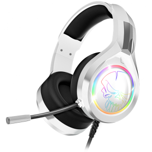 Spirit Of Gamer PRO-H8 RGB Mikrofonos Fejhallgató, Fehér