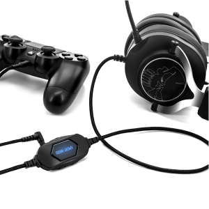 Spirit of Gamer XPERT H600 MultiPlatform Mikrofonos Gamer Fejhallgató, Fekete