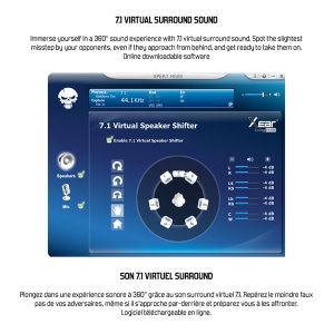 Spirit of Gamer XPERT H600 MultiPlatform Mikrofonos Gamer Fejhallgató, Fekete