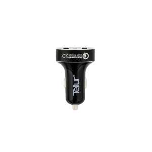 TELLUR TLL151051 autós töltő 8,4A, QC 3.0 3xUSB, fekete