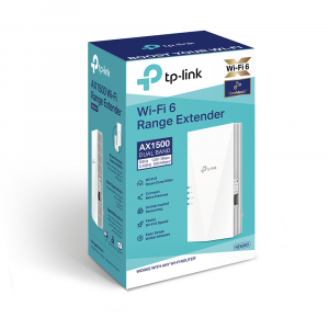 TP-Link RE500X AX1500 Wi-Fi 6 hatótáv növelő, fehér