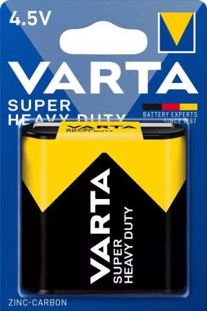 Varta Superlife (3R12) 4.5V féltartós lapos elem