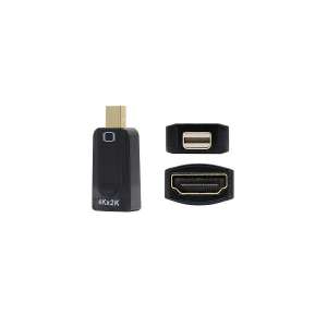 VCOM Mini Displayport Apa - HDMI Anya Adapter Fekete