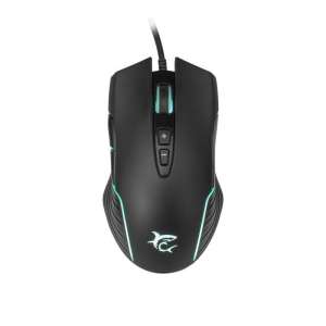 WHITE SHARK AZARAH GAMING EGÉR,FEKETE, 6400DPI, RGB, gumírozott borítás, szoftverrel, 7 gomb